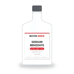 SODIUM BENZOATE - BioTek Brew laboratory chemical, CAS 532-32-1, pack sizes 500 gm