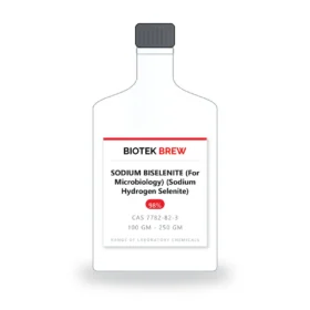 SODIUM BISELENITE (For Microbiology) (Sodium Hydrogen Selenite) - BioTek Brew laboratory chemical, CAS 7782-82-3