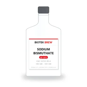 SODIUM BISMUTHATE - BioTek Brew laboratory chemical, CAS 12232-99-4, pack sizes 100 gm - 500 gm