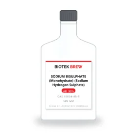 SODIUM BISULPHATE (Monohydrate) (Sodium Hydrogen Sulphate) - BioTek Brew laboratory chemical, CAS 10034-88-5
