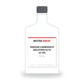 SODIUM CARBONATE SOLUTION N/10 (0.1N) - BioTek Brew laboratory chemical, pack sizes 500 ml