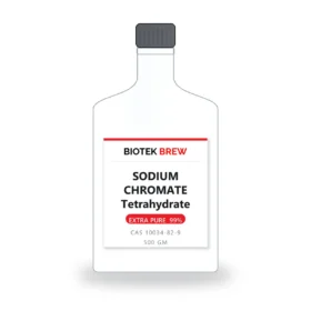 SODIUM CHROMATE Tetrahydrate - BioTek Brew laboratory chemical, CAS 10034-82-9, pack sizes 500 gm