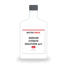 SODIUM CITRATE SOLUTION w/v - BioTek Brew laboratory chemical, pack sizes 500 ml
