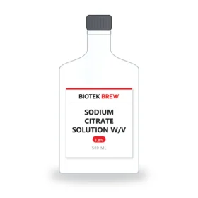 SODIUM CITRATE SOLUTION W/V - BioTek Brew laboratory chemical, pack sizes 500 ml