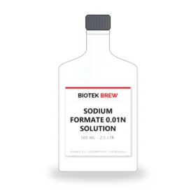 SODIUM FORMATE 0.01N SOLUTION - BioTek Brew laboratory chemical, pack sizes 500 ml - 2.5 Ltr.