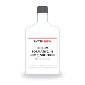SODIUM FORMATE 0.1N (N/10) SOLUTION - BioTek Brew laboratory chemical, pack sizes 500 ml - 2.5 Ltr.