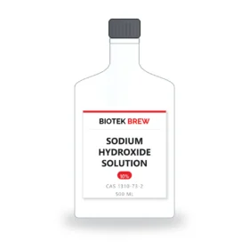 SODIUM HYDROXIDE SOLUTION - BioTek Brew laboratory chemical, CAS 1310-73-2, pack sizes 500 ml