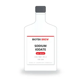 SODIUM IODATE - BioTek Brew laboratory chemical, CAS 7681-55-2, pack sizes 100 gm