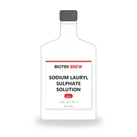 SODIUM LAURYL SULPHATE SOLUTION - BioTek Brew laboratory chemical, CAS 141-95-7, pack sizes 250 ml