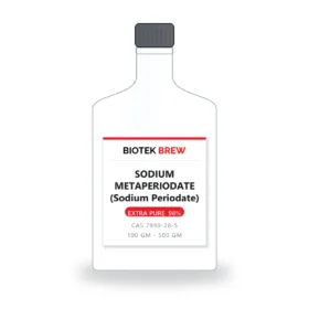 SODIUM METAPERIODATE (Sodium Periodate) - BioTek Brew laboratory chemical, CAS 7990-28-5, pack sizes 100 gm - 500 gm