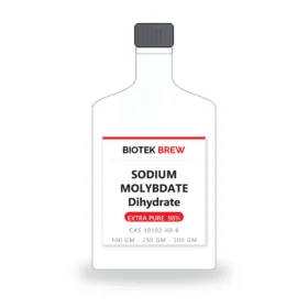 SODIUM MOLYBDATE Dihydrate - BioTek Brew laboratory chemical, CAS 10102-40-6, pack sizes 100 gm - 250 gm - 500 gm