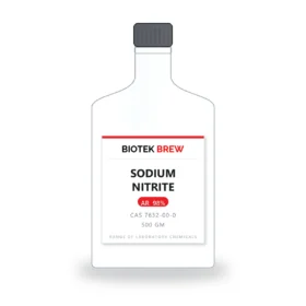 SODIUM NITRITE - BioTek Brew laboratory chemical, CAS 7632-00-0, pack sizes 500 gm