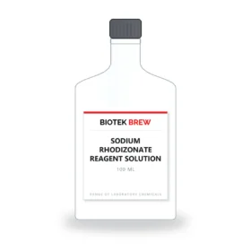 SODIUM RHODIZONATE REAGENT SOLUTION - BioTek Brew laboratory chemical, pack sizes 100 ml
