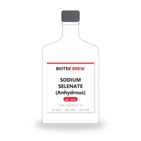 SODIUM SELENATE (Anhydrous) - BioTek Brew laboratory chemical, CAS 13410-01-0, pack sizes 25 gm - 100 gm - 500 gm