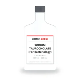 SODIUM TAUROCHOLATE (For Bacteriology) - BioTek Brew laboratory chemical, CAS 145-42-6, pack sizes 100 gm - 500 gm