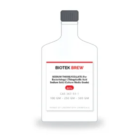 SODIUM THIOGLYCOLLATE (For Bacteriology) (Thiogylcollic Acid Sodium Salt) (Culture Media - BioTek Brew laboratory chemical