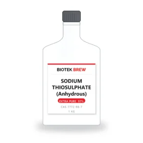 SODIUM THIOSULPHATE (Anhydrous) - BioTek Brew laboratory chemical, CAS 7772-98-7, pack sizes 1 kg