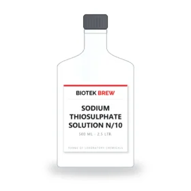 SODIUM THIOSULPHATE SOLUTION N/10 - BioTek Brew laboratory chemical, pack sizes 500 ml - 2.5 Ltr.