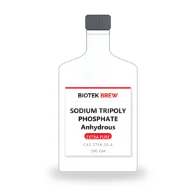 SODIUM TRIPOLY PHOSPHATE Anhydrous - BioTek Brew laboratory chemical, CAS 7758-29-4, pack sizes 500 gm