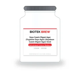 Soya Casein Digest Agar (Tryptone Soya Agar) (Soyabean Casein Digest Agar) Used - BioTek Brew dehydrated culture medium