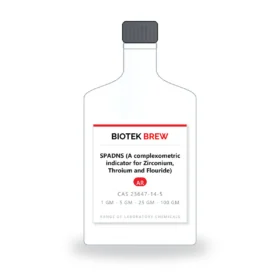 SPADNS (A complexometric indicator for Zirconium, Throium and Flouride) - BioTek Brew laboratory chemical, CAS 23647-14-5