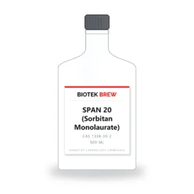 SPAN 20 (Sorbitan Monolaurate) - BioTek Brew laboratory chemical, CAS 1338-39-2, pack sizes 500 ml