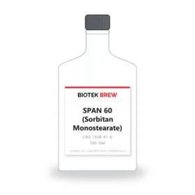 SPAN 60 (Sorbitan Monostearate) - BioTek Brew laboratory chemical, CAS 1338-41-6, pack sizes 500 gm