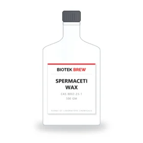 SPERMACETI WAX - BioTek Brew laboratory chemical, CAS 8002-23-1, pack sizes 500 gm