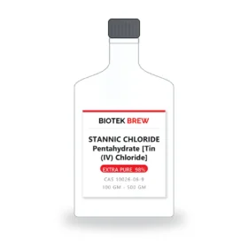 STANNIC CHLORIDE Pentahydrate [Tin (IV) Chloride] - BioTek Brew laboratory chemical, CAS 10026-06-9