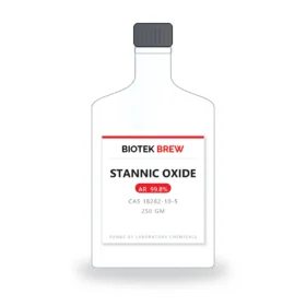 STANNIC OXIDE - BioTek Brew laboratory chemical, CAS 18282-10-5, pack sizes 250 gm