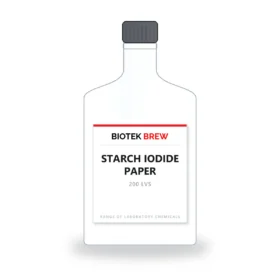 STARCH IODIDE PAPER - BioTek Brew laboratory chemical, pack sizes 200 lvs