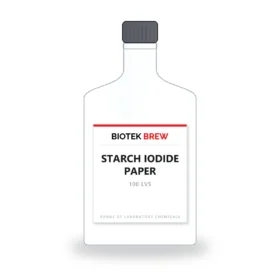 STARCH IODIDE PAPER - BioTek Brew laboratory chemical, pack sizes 100 lvs