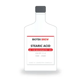 STEARIC ACID - BioTek Brew laboratory chemical, CAS 57-11-4, pack sizes 5gm - 25gm