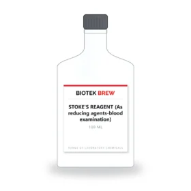STOKE'S REAGENT (As reducing agents-blood examination) - BioTek Brew laboratory chemical, pack sizes 100 ml