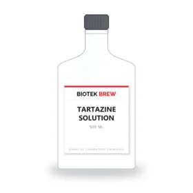 TARTAZINE SOLUTION - BioTek Brew laboratory chemical, pack sizes 500 ml