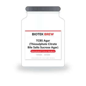TCBS Agar (Thiosulphate Citrate Bile Salts Sucrose Agar) - BioTek Brew dehydrated culture medium, pack sizes 100gm - 500gm