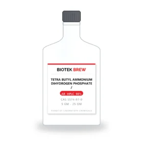 TETRA BUTYL AMMONIUM DIHYDROGEN PHOSPHATE / - BioTek Brew laboratory chemical, CAS 5574-97-0, pack sizes 5 gm - 25 gm