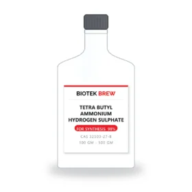 TETRA BUTYL AMMONIUM HYDROGEN SULPHATE - BioTek Brew laboratory chemical, CAS 32503-27-8, pack sizes 100 gm - 500 gm