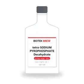 tetra-SODIUM PYROPHOSPHATE Decahydrate - BioTek Brew laboratory chemical, CAS 13472-36-1, pack sizes 500 gm
