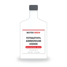 TETRAETHYL AMMONIUM IODIDE - BioTek Brew laboratory chemical, CAS 68-05-3, pack sizes 100 gm - 250 gm