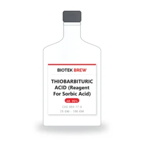 THIOBARBITURIC ACID (Reagent For Sorbic Acid) - BioTek Brew laboratory chemical, CAS 504-17-6, pack sizes 25 gm - 100 gm