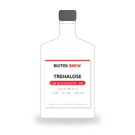 TREHALOSE - BioTek Brew laboratory chemical, CAS 6138-23-4, pack sizes 5 gm - 25 gm - 100 gm