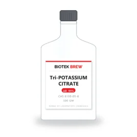 Tri-POTASSIUM CITRATE - BioTek Brew laboratory chemical, CAS 6100-05-6, pack sizes 500 gm