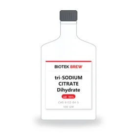 tri-SODIUM CITRATE Dihydrate - BioTek Brew laboratory chemical, CAS 6132-04-3, pack sizes 500 gm