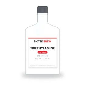 TRIETHYLAMINE - BioTek Brew laboratory chemical, CAS 121-44-8, pack sizes 500 ml - 2.5 Ltr.
