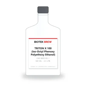TRITON X 100 (Iso-Octyl Phenoxy Polyethoxy Ethanol) - BioTek Brew laboratory chemical, CAS 9002-93-1