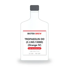 TROPAEOLIN OO (C.I.NO.13080) (Orange IV) - BioTek Brew laboratory chemical, CAS 554-73-4, pack sizes 25 gm - 100 gm