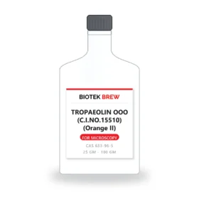 TROPAEOLIN OOO (C.I.NO.15510) (Orange II) - BioTek Brew laboratory chemical, CAS 633-96-5, pack sizes 25 gm - 100 gm