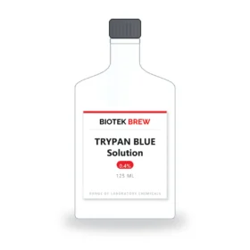 TRYPAN BLUE Solution - BioTek Brew laboratory chemical, pack sizes 125 ml