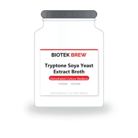 Tryptone Soya Yeast Extract Broth - BioTek Brew dehydrated culture medium, pack sizes 100gm - 500gm
